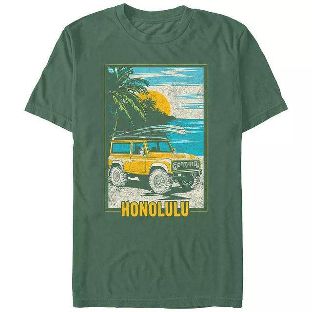 Mens Comfort Colors Honolulu Car By The Sea Graphic Tee Product Image