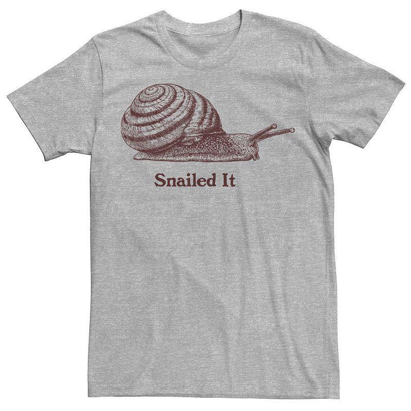 Mens Snailed It Tee Athletic Grey Product Image