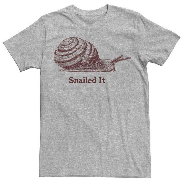 Mens Snailed It Tee Athletic Grey Product Image