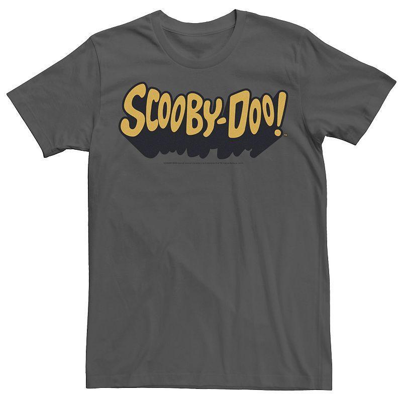 Mens Scooby-Doo Classic Title Logo Tee Grey Product Image