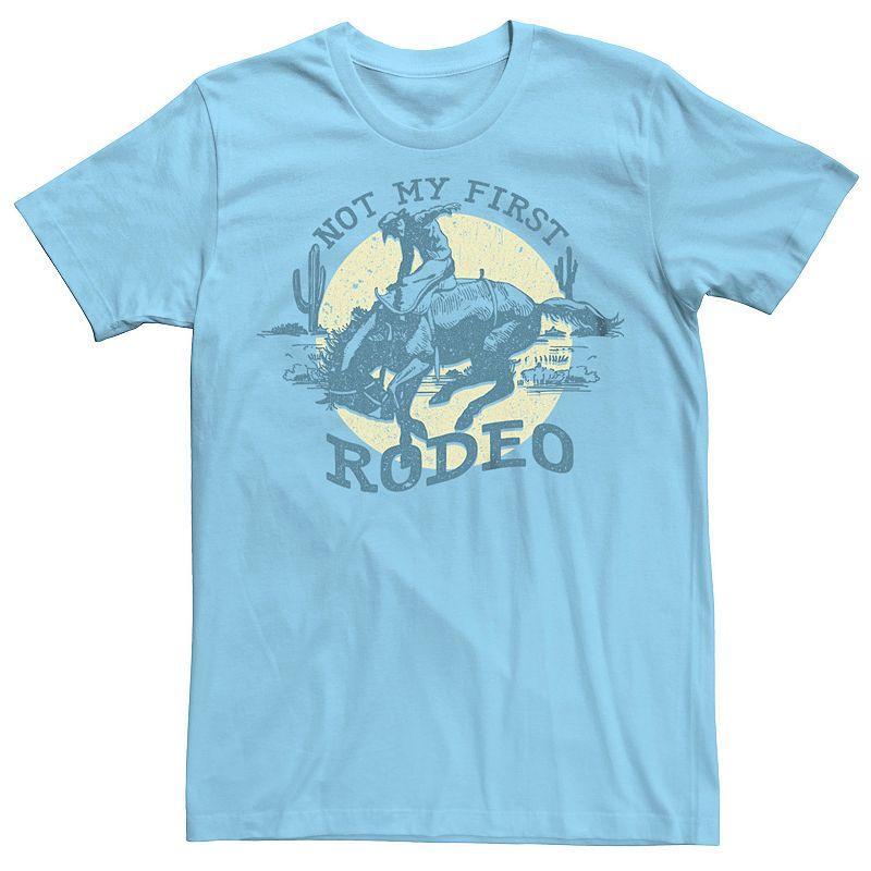 Mens Not My First Rodeo Cowboy Desert Graphic Tee Product Image