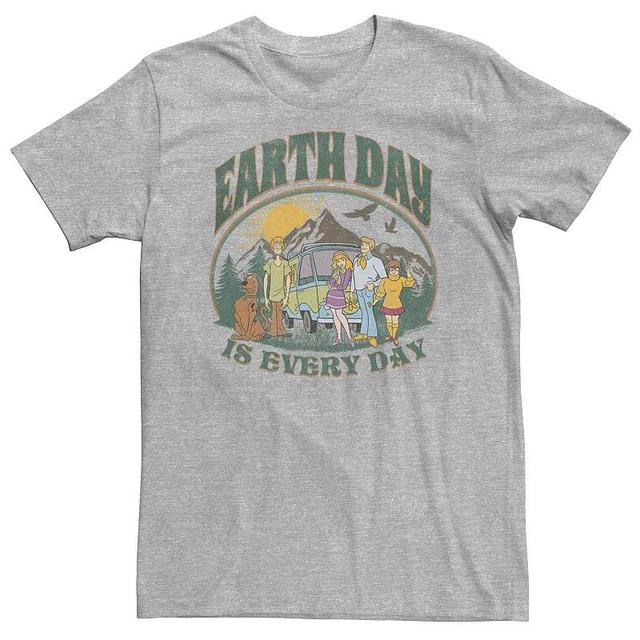 Big & Tall Scooby Doo Saves Earth Day Is Every Day Tee, Mens Athletic Grey Product Image