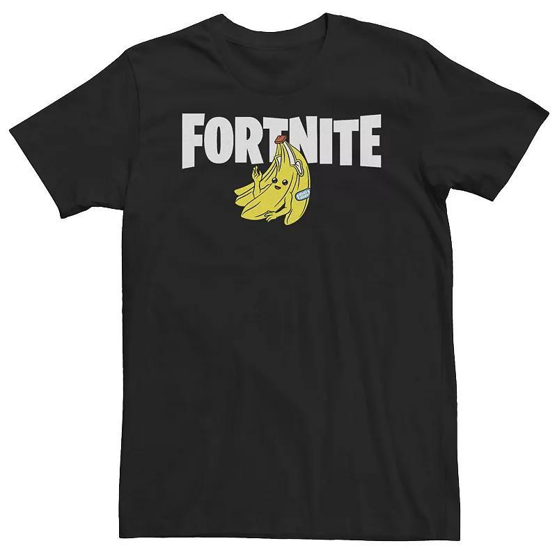 Big & Tall Fortnite Yarn Lifter Orange Text Tee, Mens Dark Grey Product Image