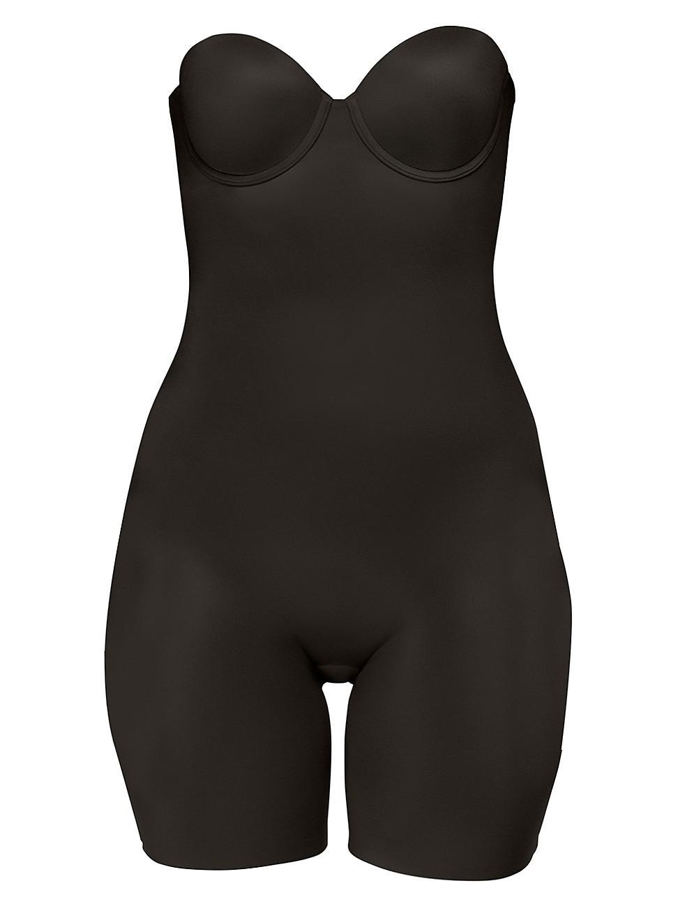 SPANX Suit Your Fancy Strapless Cupped Mid Thigh Bodysuit Product Image