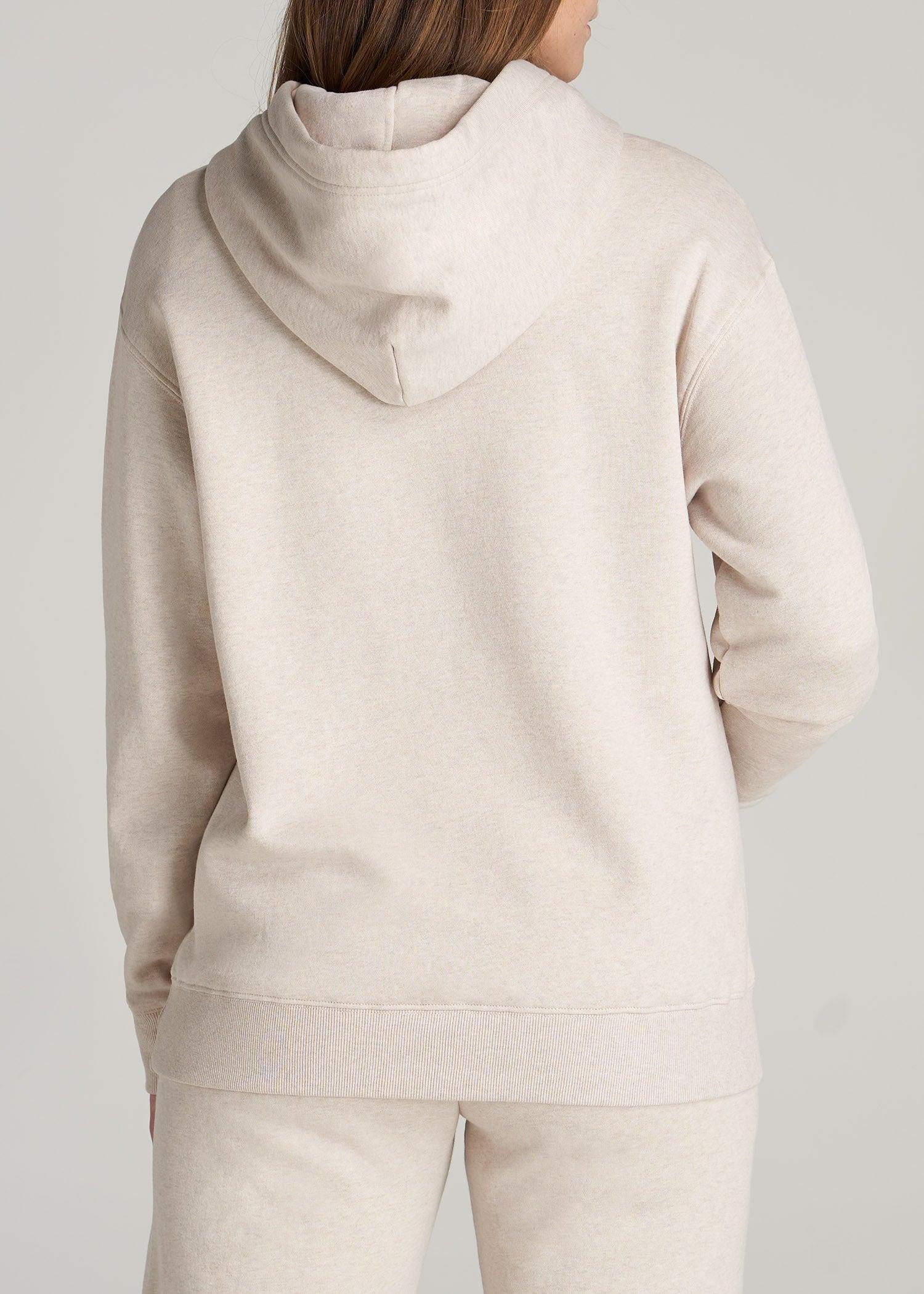 Wearever Fleece Relaxed Fit Women's Tall Hoodie in Oatmeal Mix Female Product Image