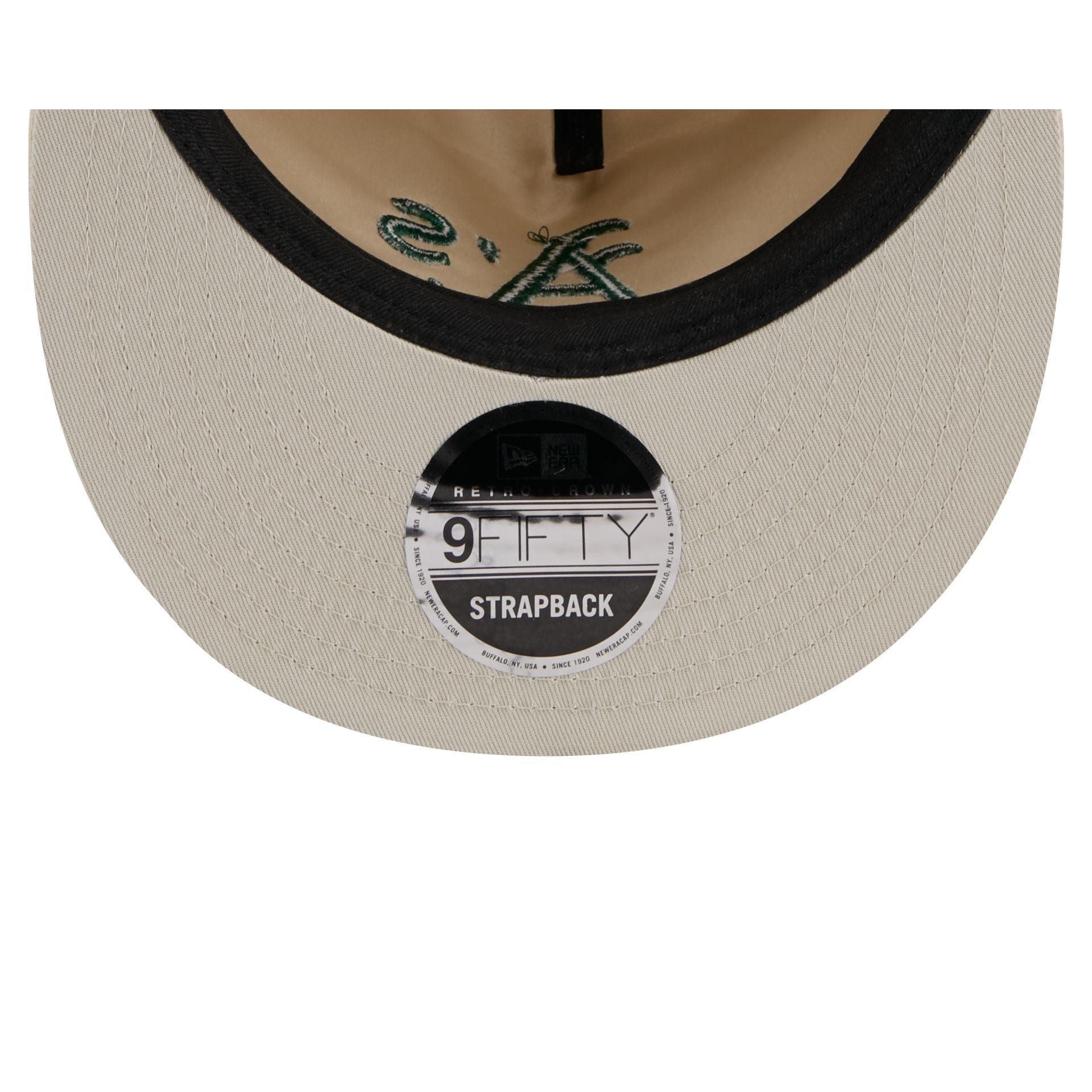 Oakland Athletics Brushed Nylon Retro Crown 9FIFTY Adjustable Hat Male Product Image