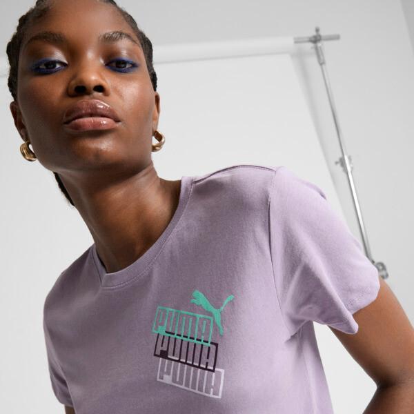 PUMA Stacked Up Logo Women's T-Shirt Product Image