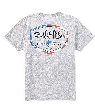 Salt Life Short Sleve Amerishield Graphic T Product Image