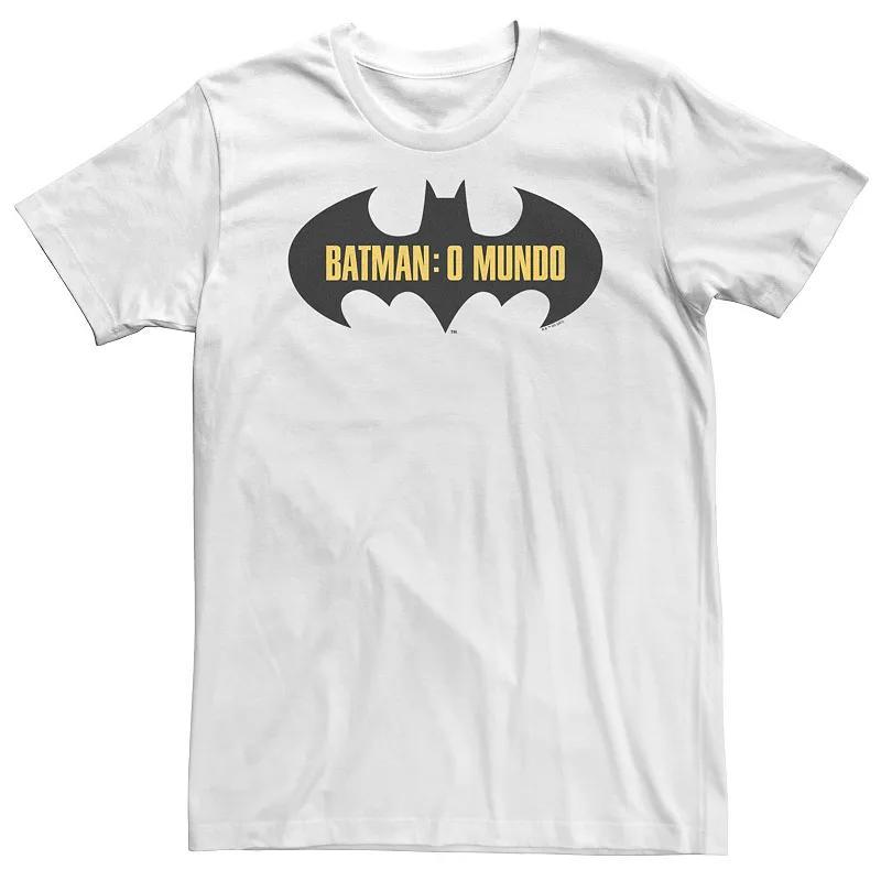 Big & Tall DC Comic Batman: O Mundo Brazil Logo Tee, Mens Product Image