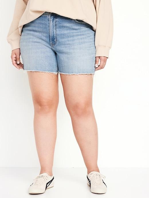 High-Waisted OG Jean Shorts -- 5-inch inseam Product Image