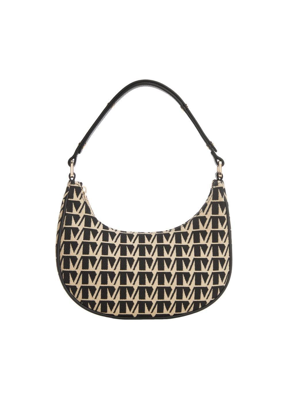 Jacquard shoulder bag - Women | MANGO USA Product Image