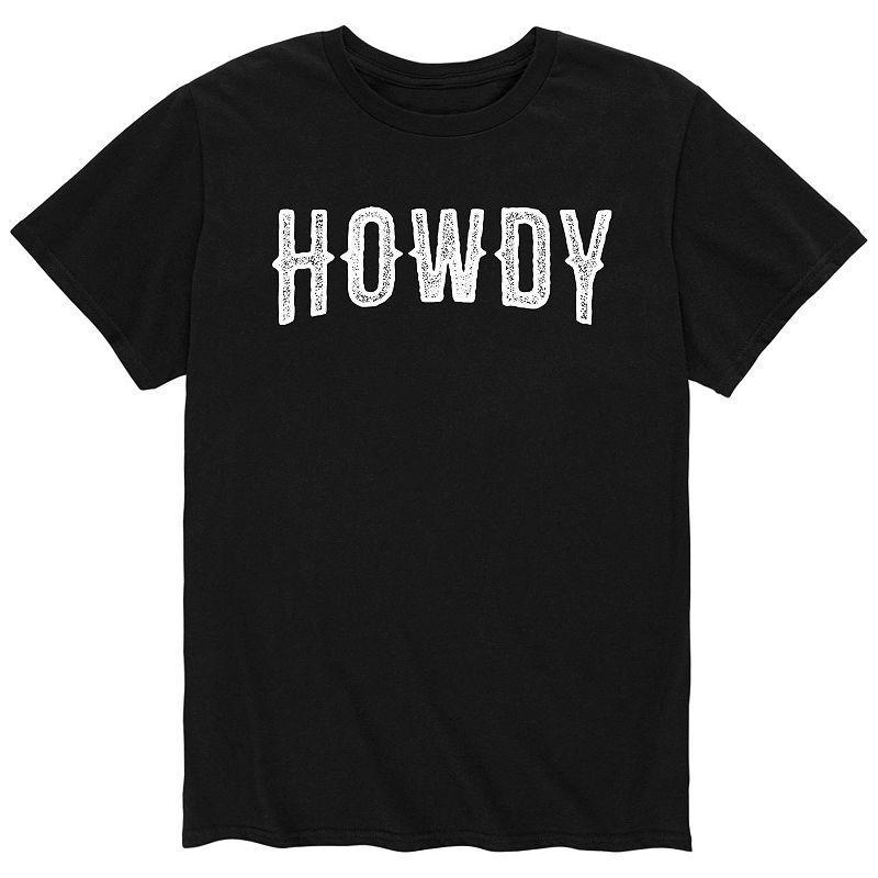 Mens Howdy Tee Blue Product Image