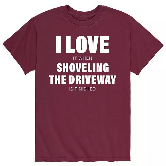 Mens Love Shoveling The Driveway Tee Product Image