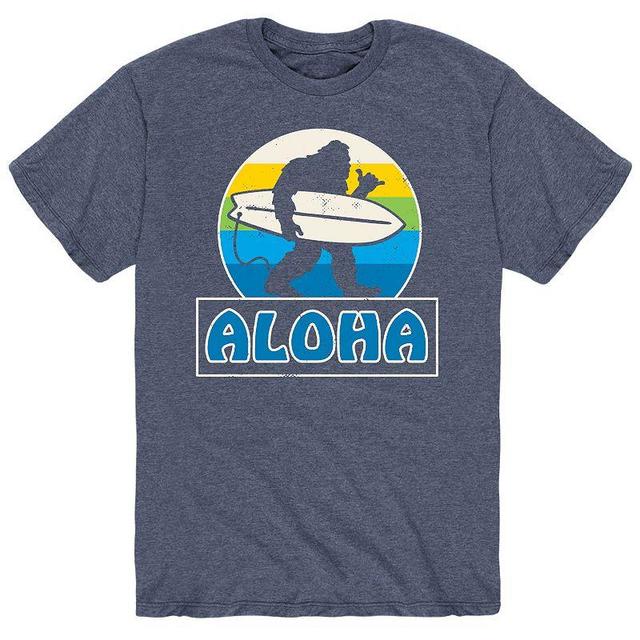 Mens Aloha Sasquatch Tee Blue Product Image