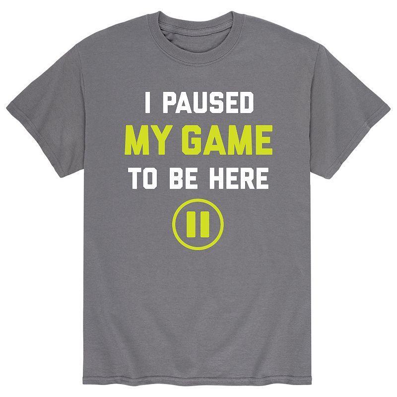 Mens Paused My Game To Be Here Tee Product Image