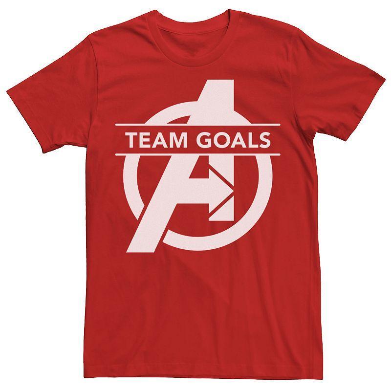 Marvel Mens Avengers Endgame Team Goals Logo Short Sleeve T-Shirt Product Image