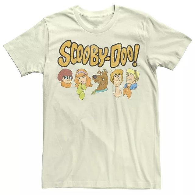 Mens Scooby-Doo Mystery Group Heads Graphic Tee Product Image