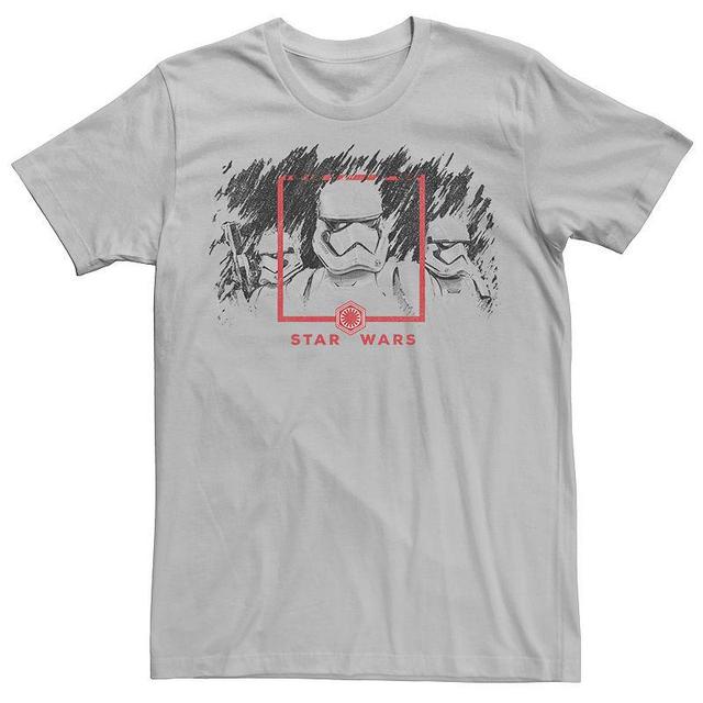 Mens Star Wars The Rise of Skywalker Stormtrooper Smudge Tee Product Image