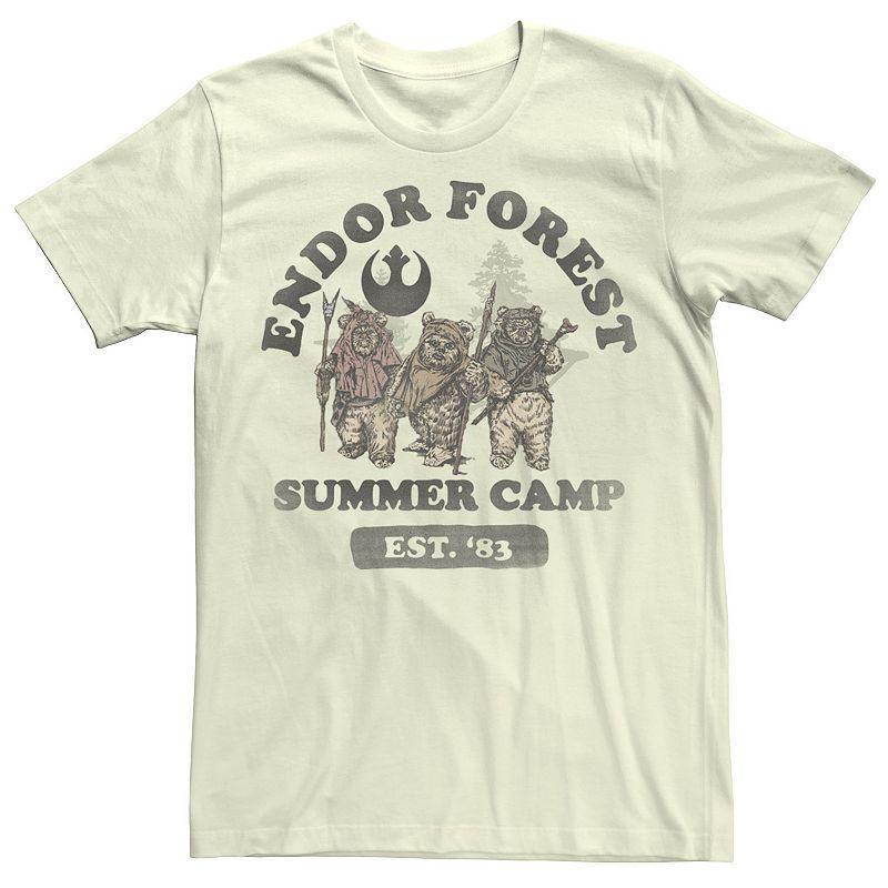 Mens Star Wars Ewok Endor Camp Speeder Vintage Tee Product Image