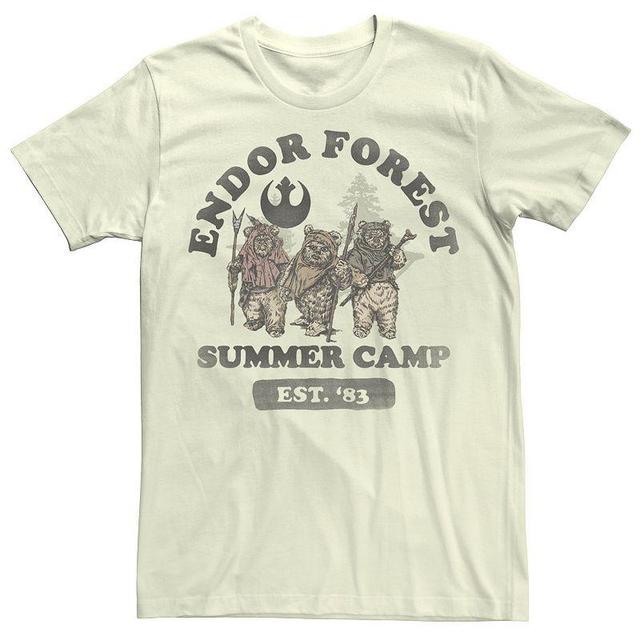 Mens Star Wars Ewok Endor Camp Speeder Vintage Tee Product Image