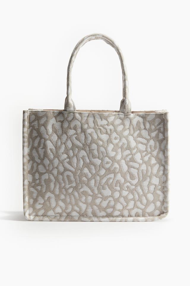 Jacquard-weave Shopper Product Image