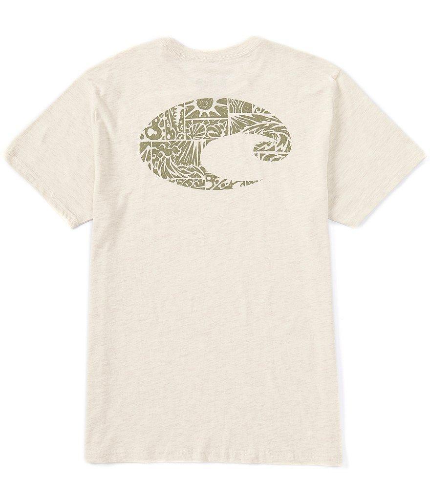 Costa Short Sleeve Tiki #double;C#double; Heathered Graphic T-Shirt Product Image