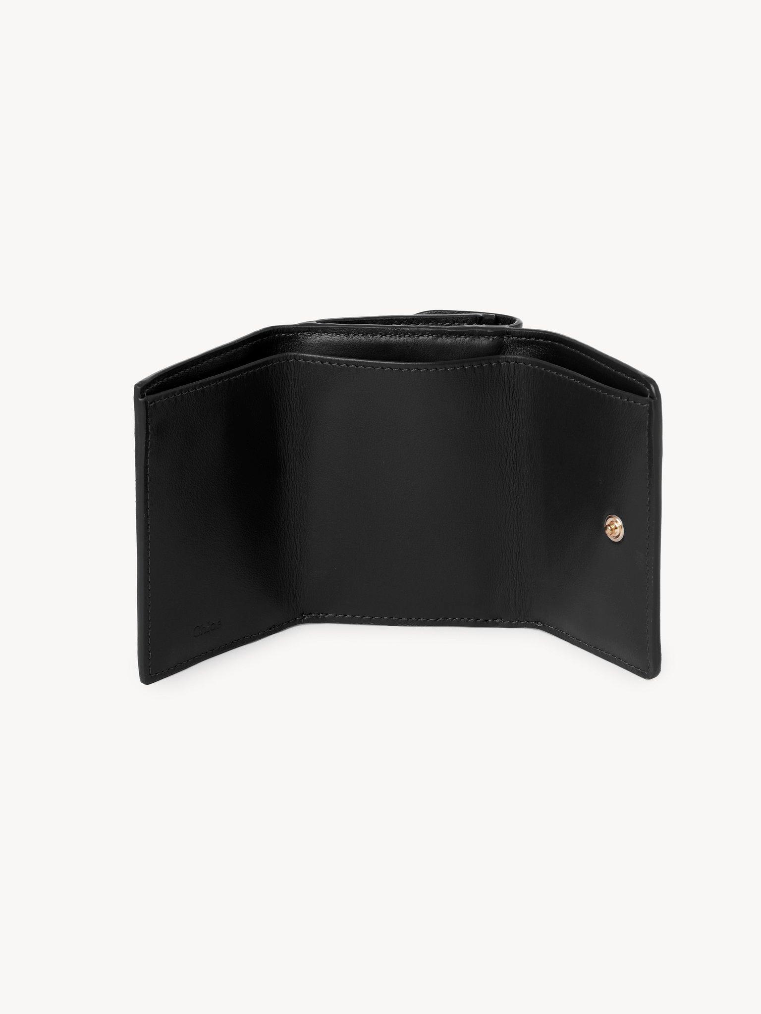 Mini Chloé Sense tri-fold in soft leather Product Image