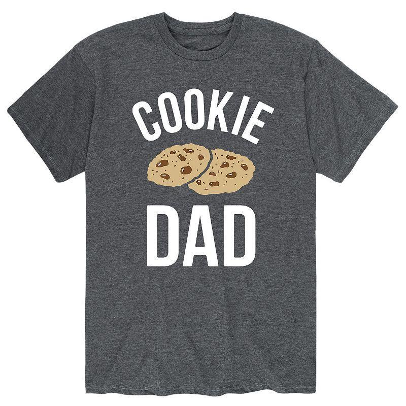 Mens Cookie Dad Graphic Tee Grey Product Image