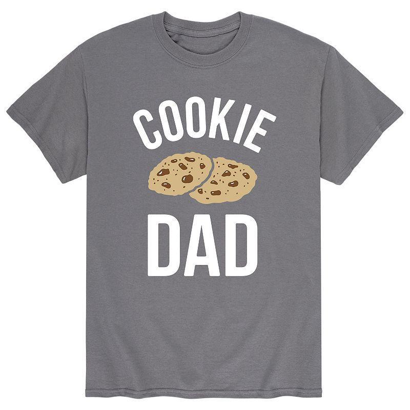 Mens Cookie Dad Graphic Tee Grey Product Image