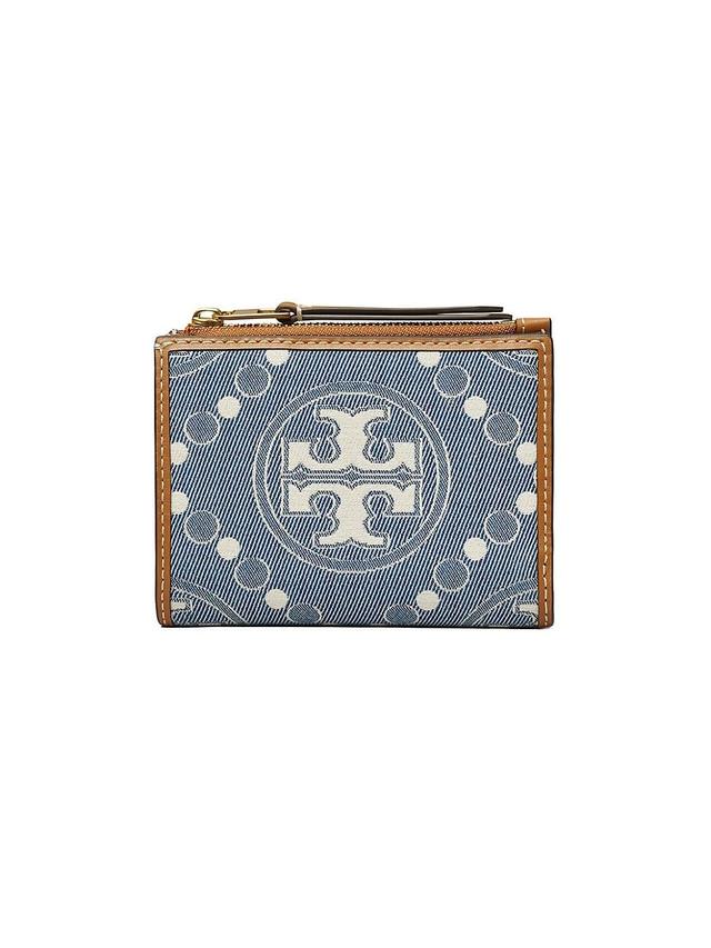 Womens T Monogram Denim Bi-Fold Wallet Product Image