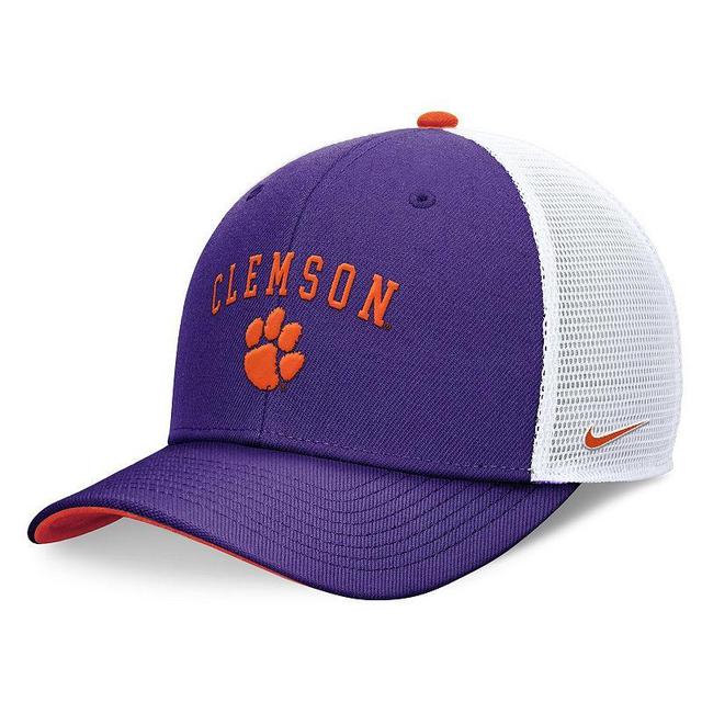 Mens Nike Clemson Tigers Letter & Logo Trucker Adjustable Hat Product Image