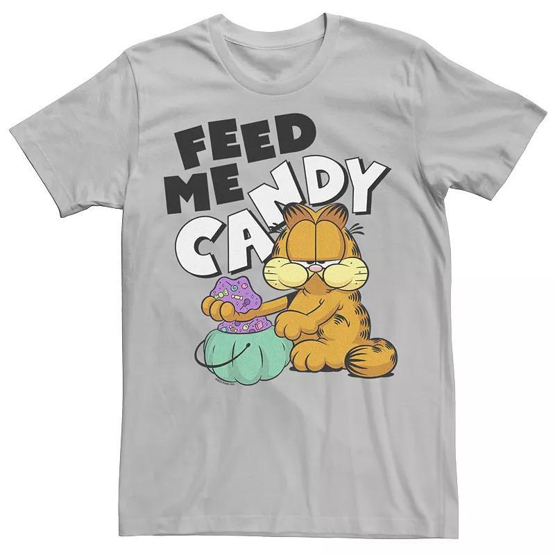 Mens Garfield Feed Me Candy Graphic Tee Product Image