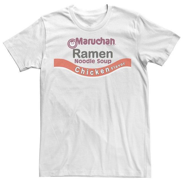 Mens Maruchan Ramen Noodle Soup Chicken Flavor Logo Tee White Product Image