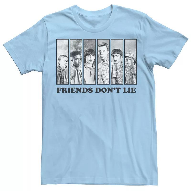 Mens Stranger Things Friends Dont Lie Group Graphic Tee Product Image