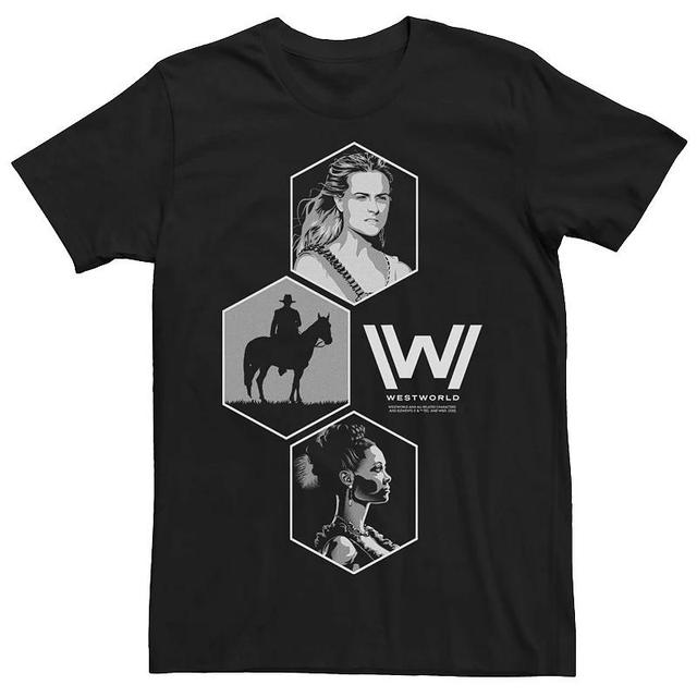 Mens Westworld Character Box Up Logo Tee Product Image