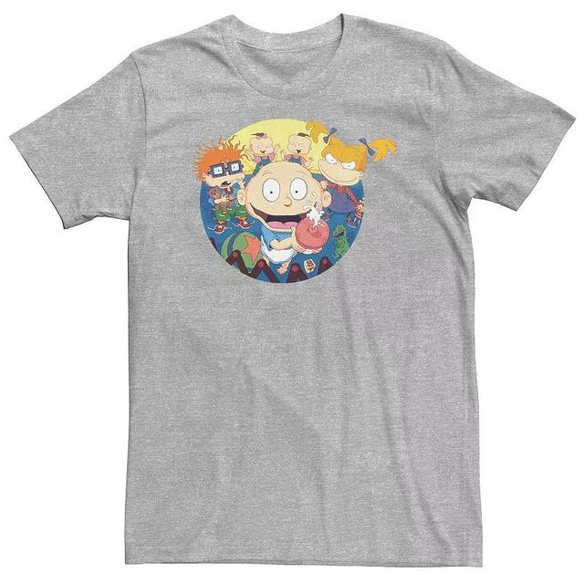 Big & Tall Nickelodeon Rug Rats Show Intro Tee, Mens Athletic Grey Product Image