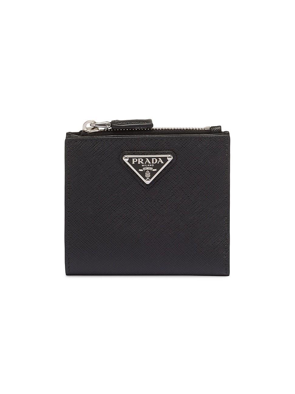 Mens Small Saffiano Leather Wallet Product Image