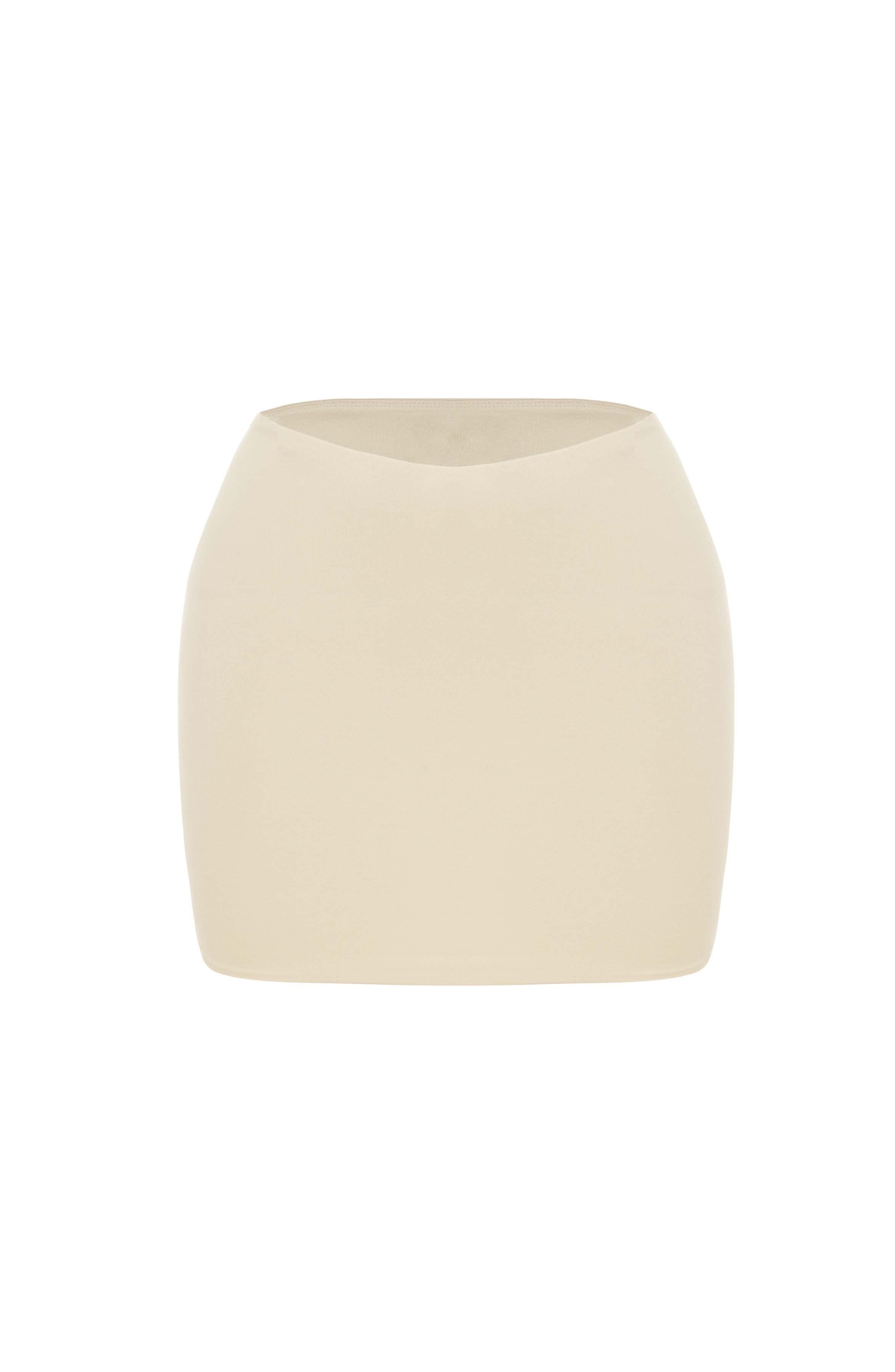 Rein Mini Skirt - Cream Product Image