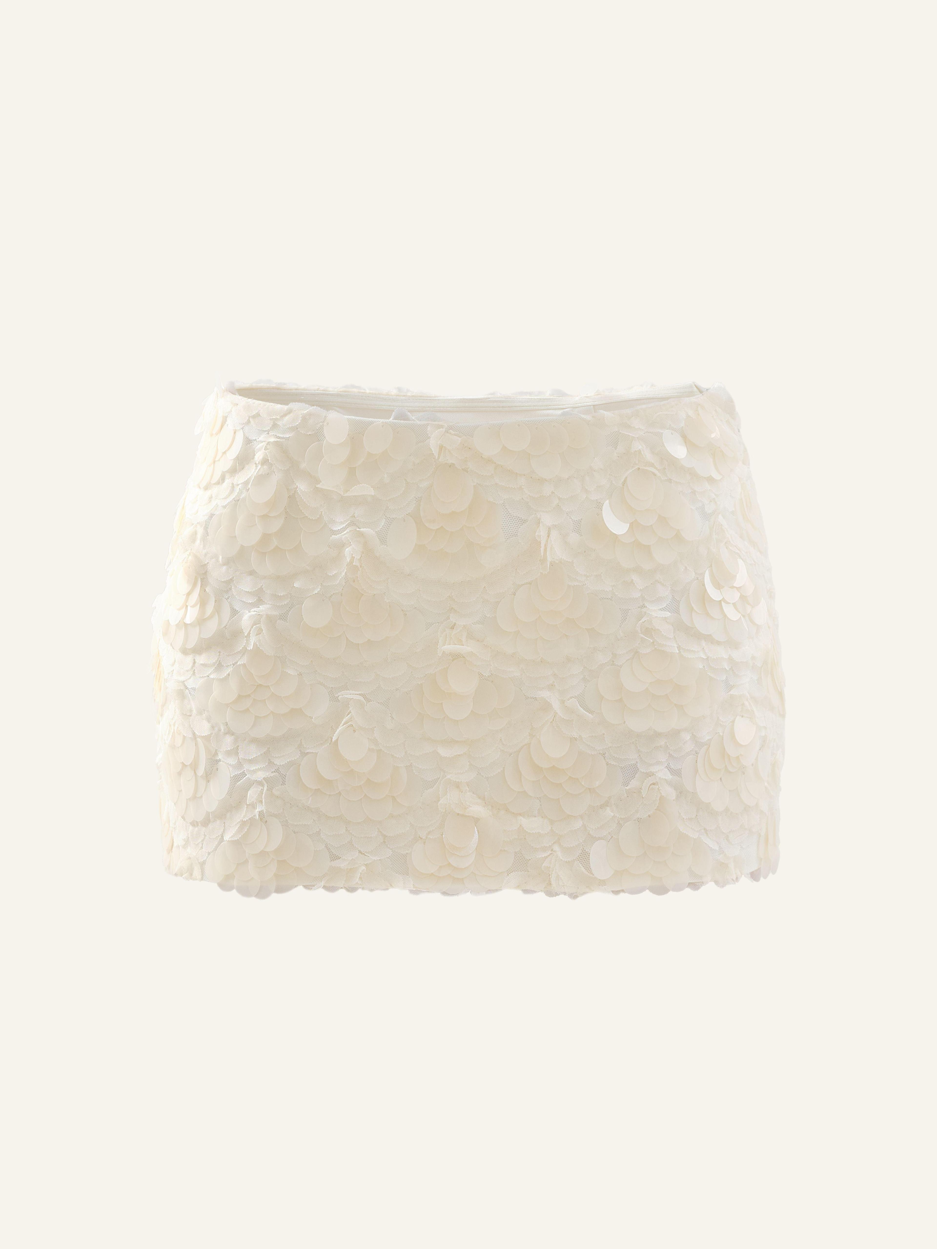 Mini Mini skort in Innocent white Product Image