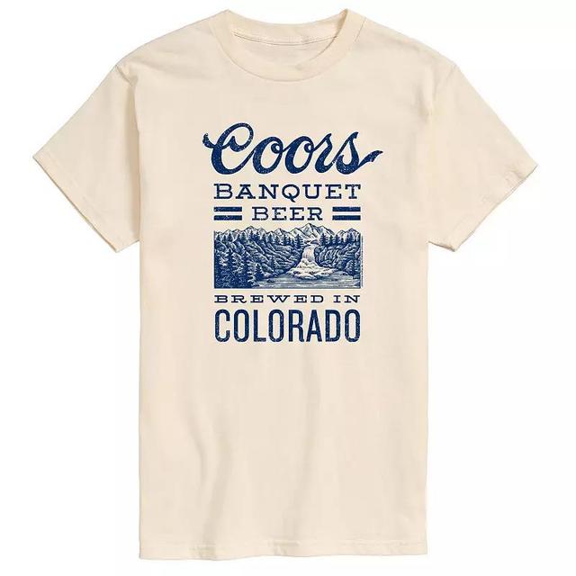 Mens Coors Banquet Beer Colorado Graphic Tee Product Image