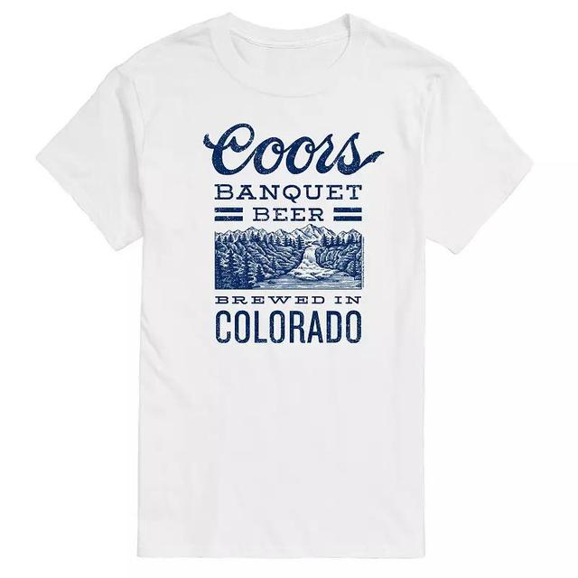 Mens Coors Banquet Beer Colorado Graphic Tee Product Image