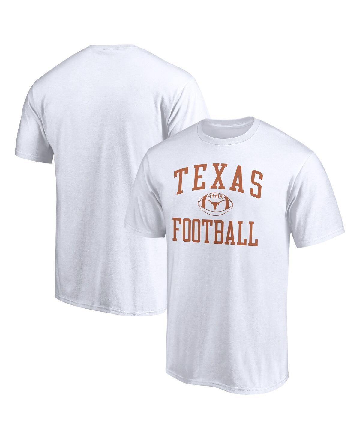 Mens Fanatics White Texas Longhorns First Sprint Team T-shirt Product Image