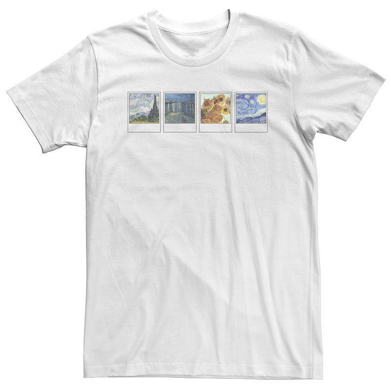 Big & Tall Trendy Vincent van Gogh Polaroids Tee, Mens Product Image