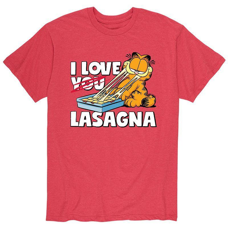 Mens Garfield I Love Lasagna Tee Product Image