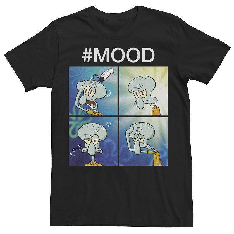 Mens Nickelodeon SpongeBob SquarePants Squidward Mood Graphic Tee Blue Product Image