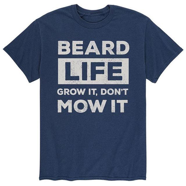 Mens Beard Life Grow Mow Tee Product Image