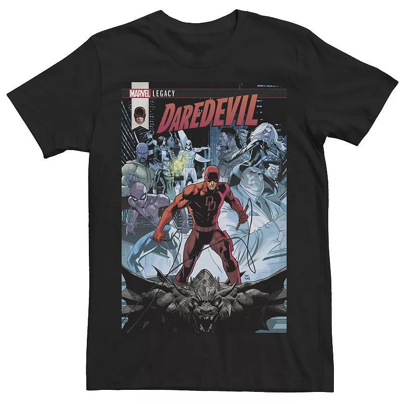 Mens Marvel Daredevil Legacy Comic Cover Tee Product Image