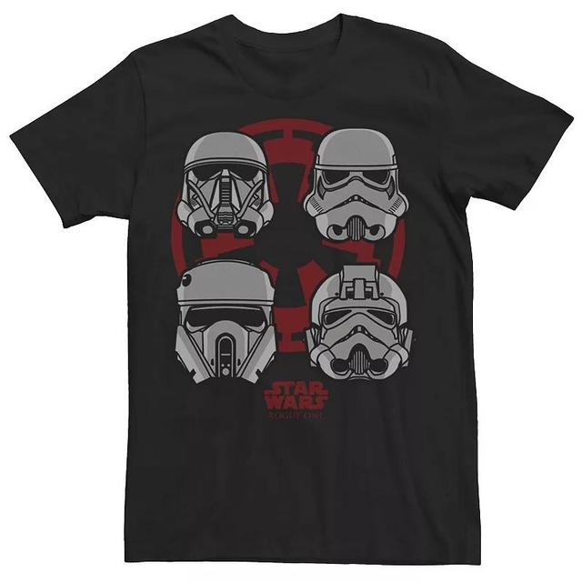 Mens Star Wars Rogue One Stormtrooper Helmet Empire Logo Tee Product Image