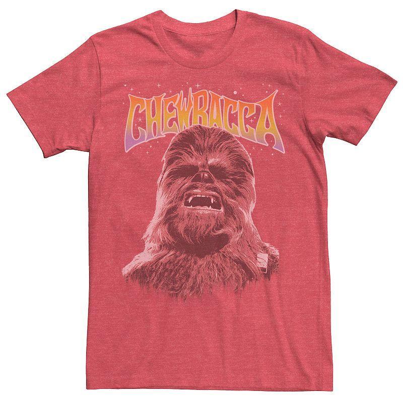 Mens Star Wars Chewbacca Retro Text Graphic Tee Product Image