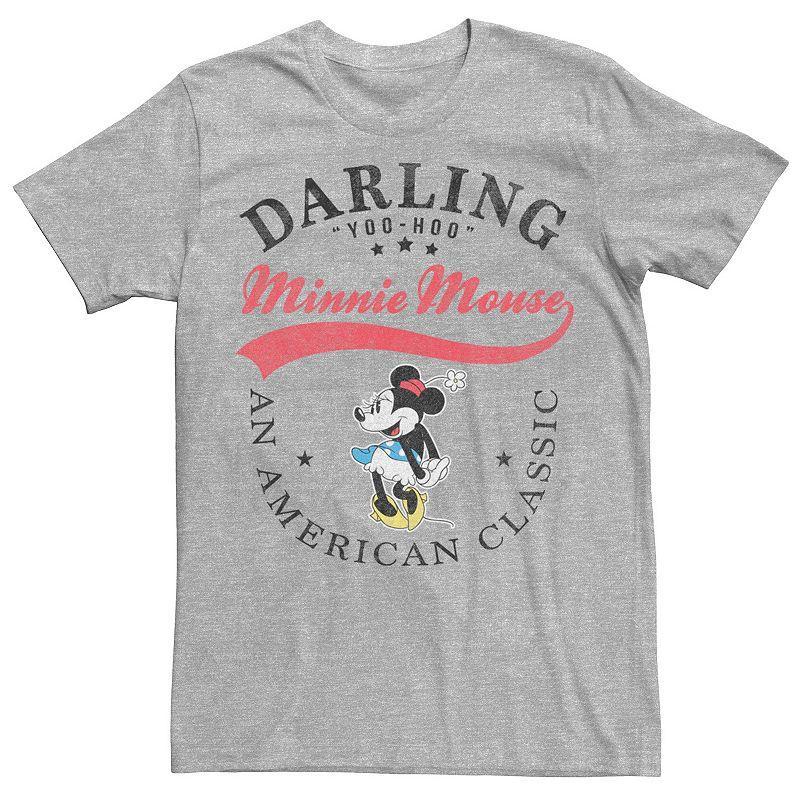 Disneys Minnie Mouse Mens American Classic 1928 Tee Athletic Grey Product Image